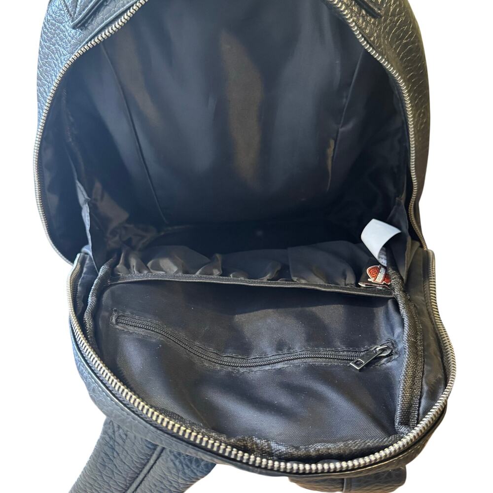 Harley Davidson Riding MC Jacket Embroidered Backpack Purse - Picture 4 of 5
